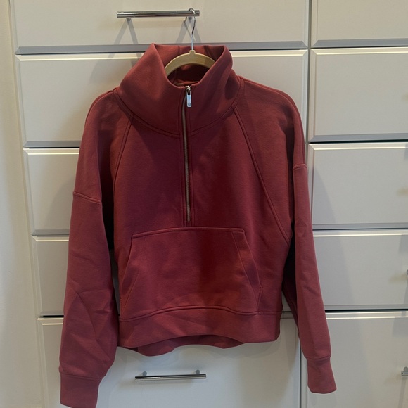 Calia Tops - Calia Women's Rose Soft Scuba Half-Zip Mock Sweatshirt Size-Small